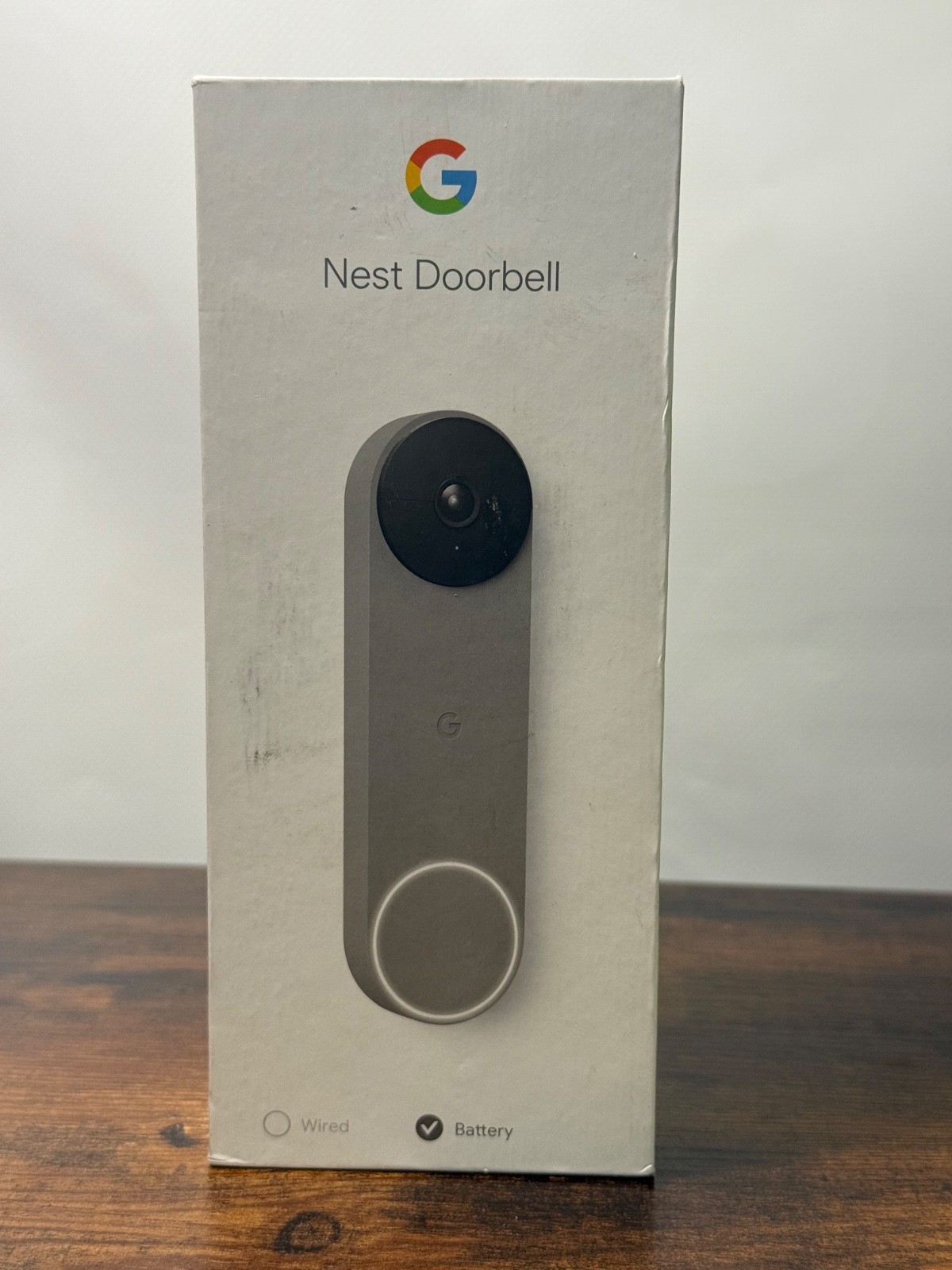 Google Nest GA02076-US Video Doorbell - Ash
