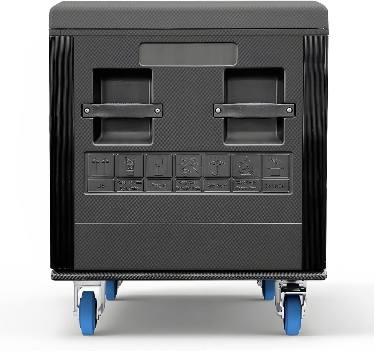 Sound Town Heavy-Duty ATA Utility Storage Cable Trunk Road Case with 4" Casters