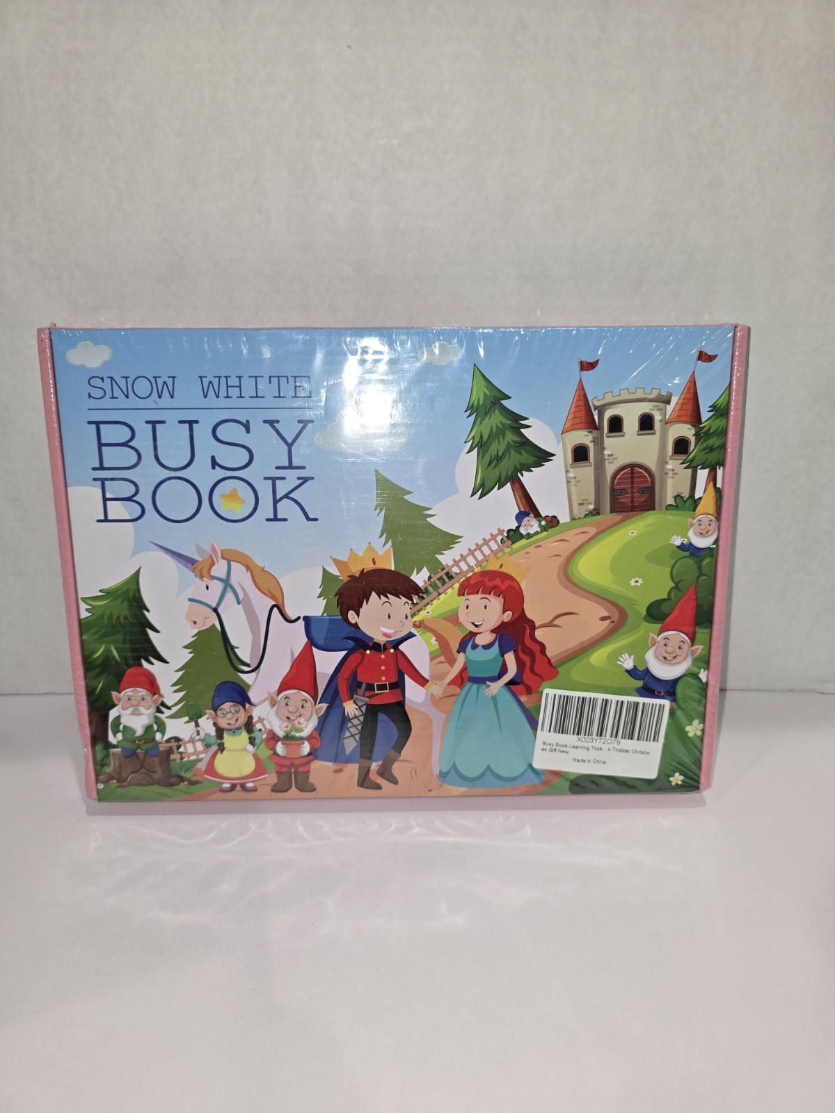 Snow White Busy Book Learning Toys for Toddlers, Autism Learning Materials