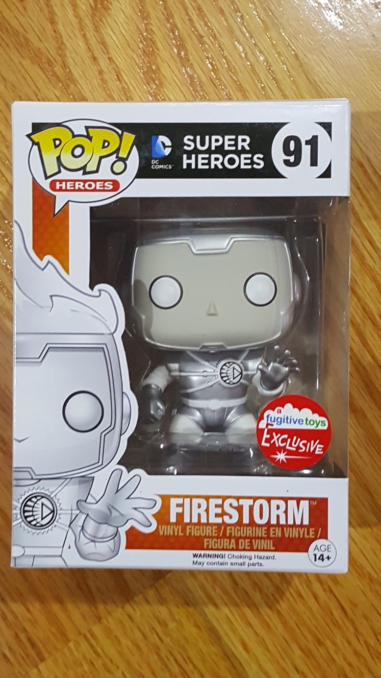 SDCC COMIC CON 2016 FUNKO Firestorm White Lantern Fugitive Toys Exclusive