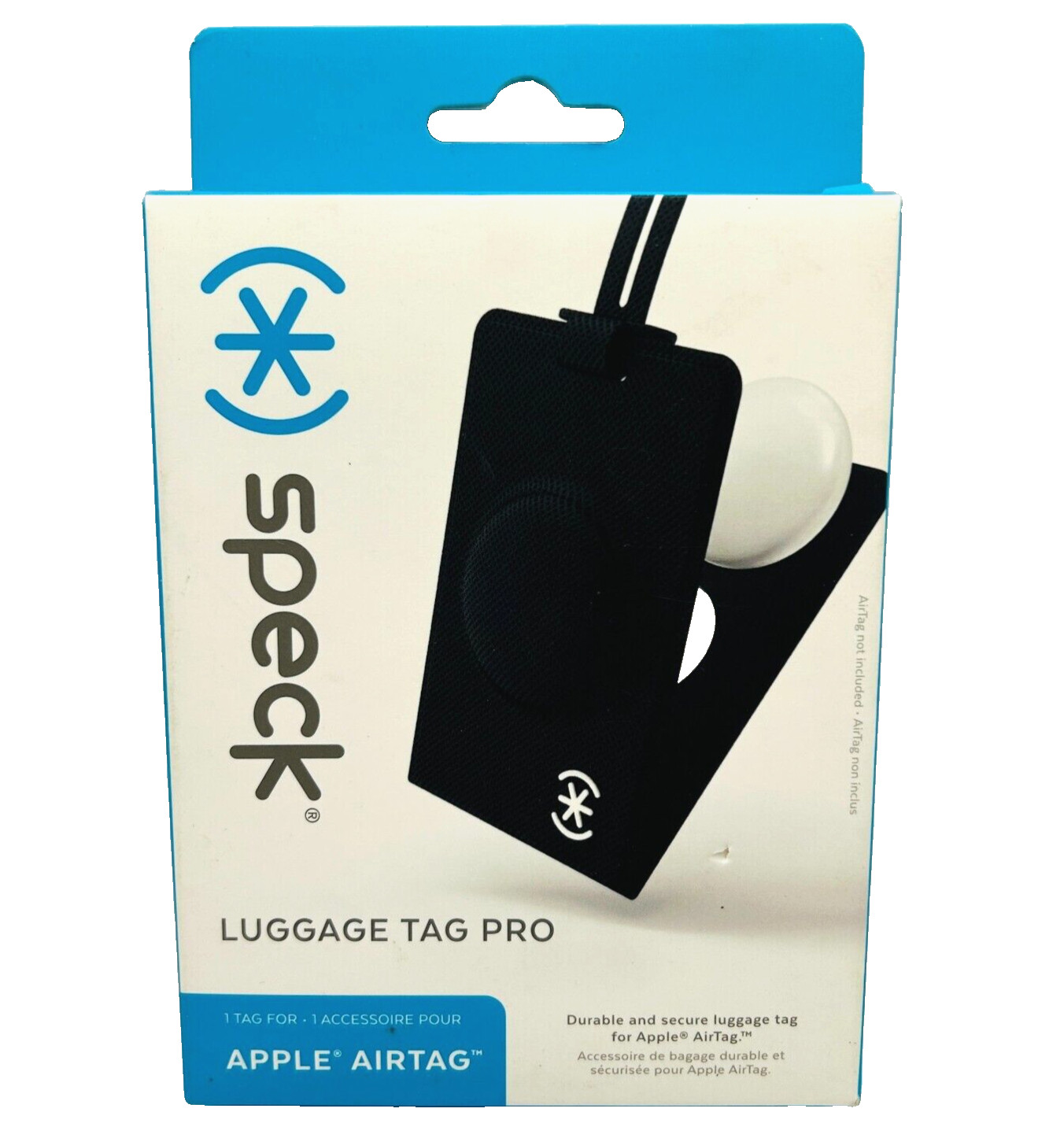 Speck - Luggage Tag Pro for Apple AirTag - Black