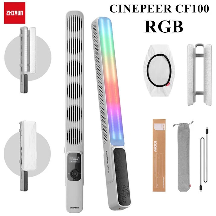 ZHIYUN CINEPEER CF100 100W Full-Color LED Tube Light RGB Video Light Wand Stick