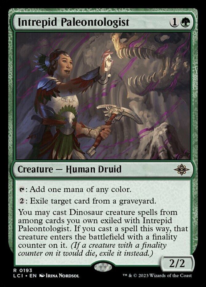 x1 Intrepid Paleontologist R MTG The Lost Caverns of Ixalan M/NM, English