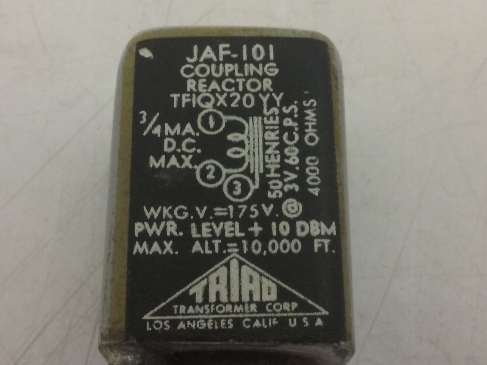 TRIAD JAF-101 COUPLING REACTOR