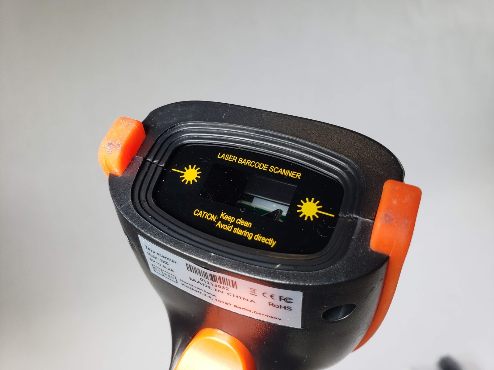 Tera Barcode Scanner Wireless Versatile 2-in-1 2.4Ghz Wireless+USB 2.0 Wired