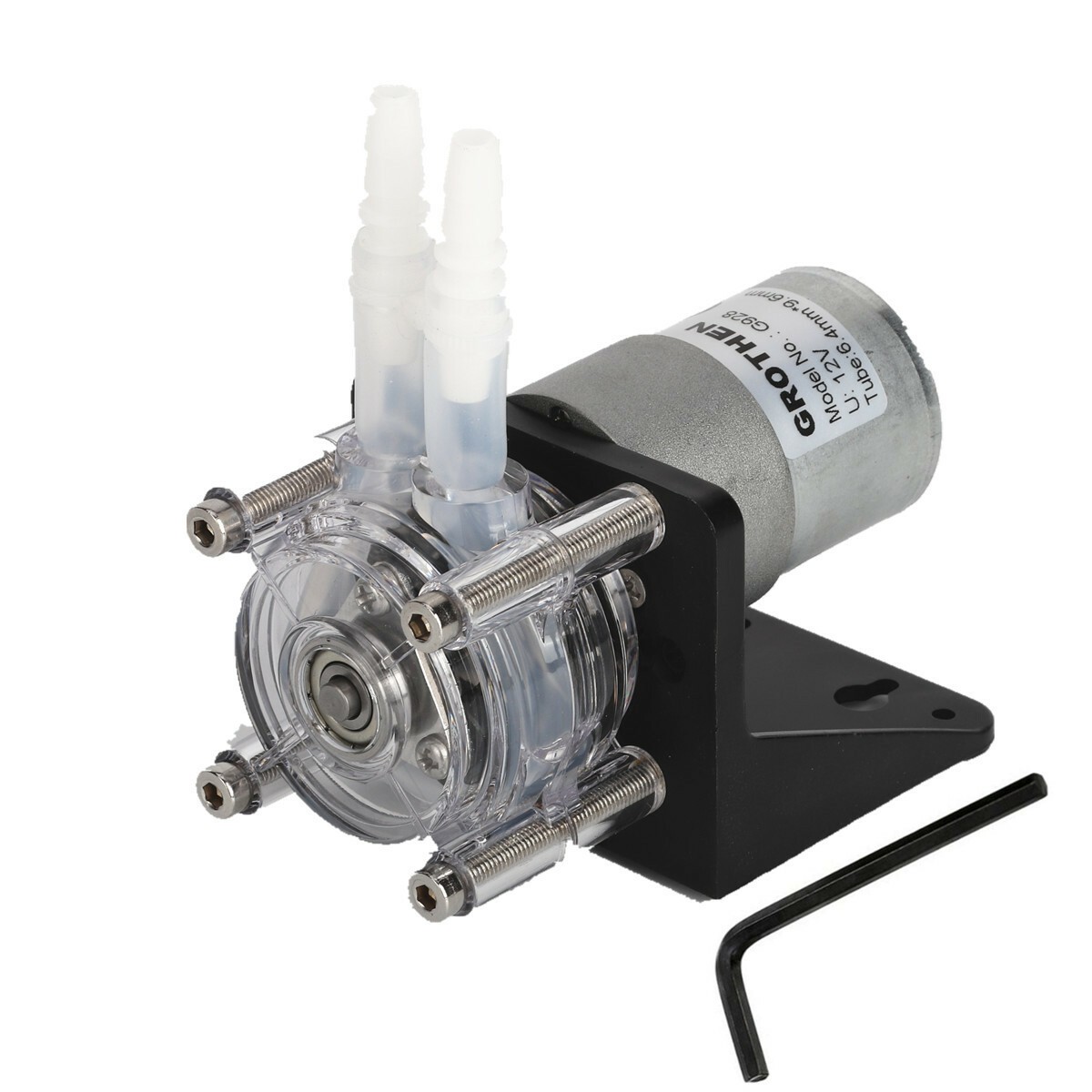 DC12/24V Peristaltic Pump Large Flow Dosing Pump Vacuum Aquarium Lab Analytical