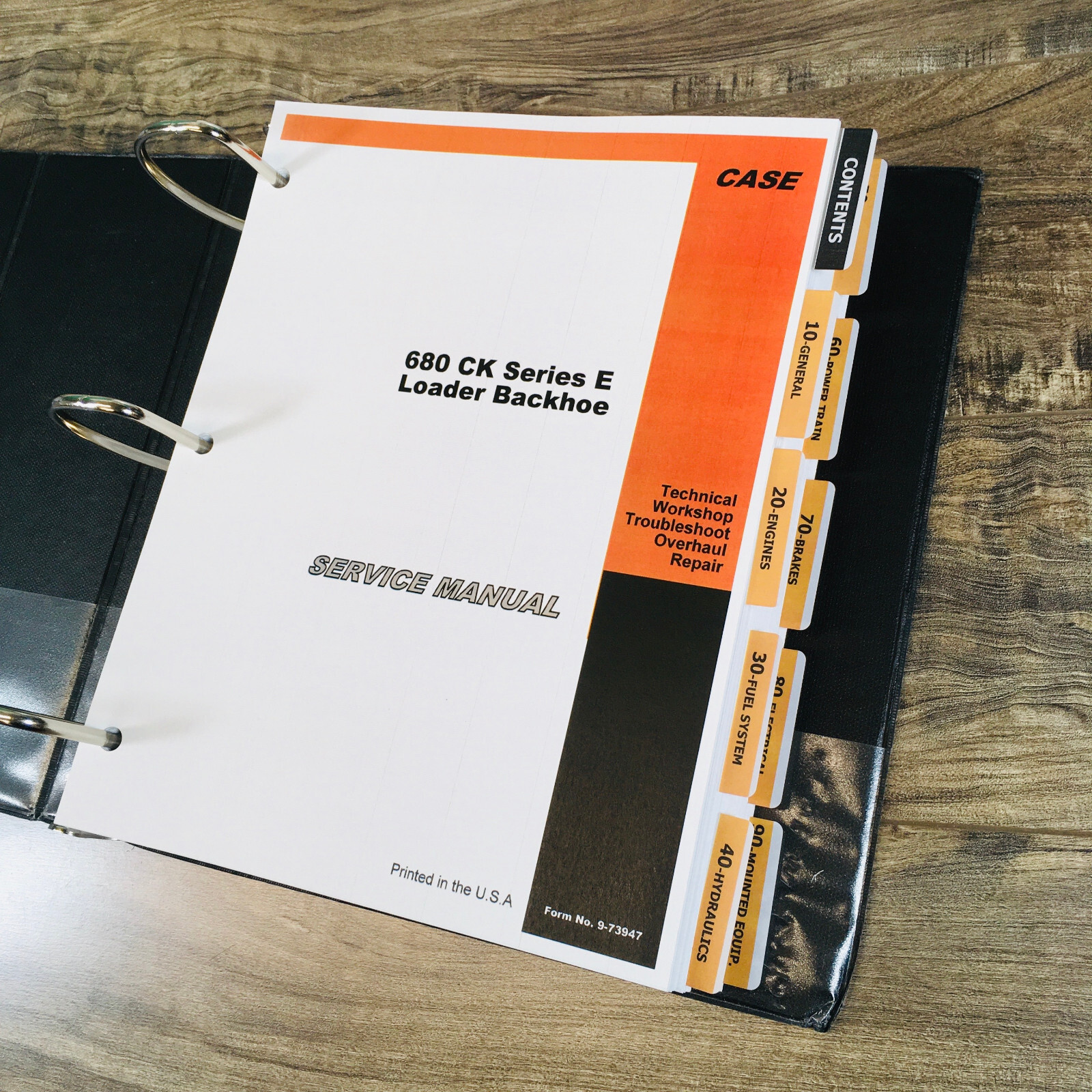 Case 680E 680Ck Series E Loader Backhoe Service Technical Manual Repair Shop