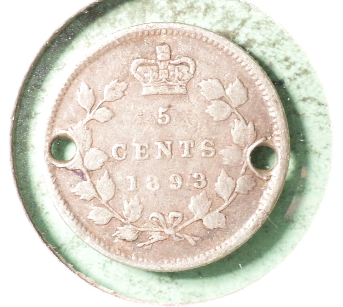 1893  - Canada Silver Five Cents - INV#B-273