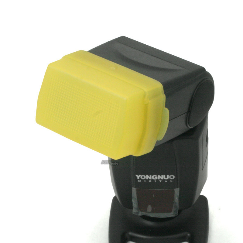 Yellow Flash Diffuser For Nikon SB600 YONGNUO YN460 465