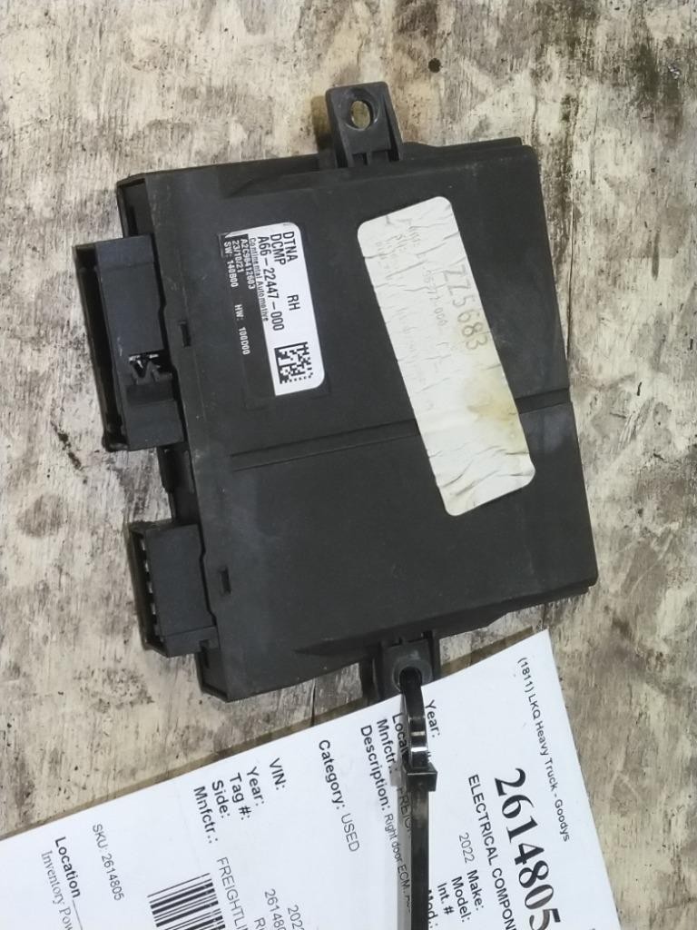 Replaces A66-22447-000 2022 FREIGHTLINER CASCADIA ELECTRICAL COMPONENT ,  OH
