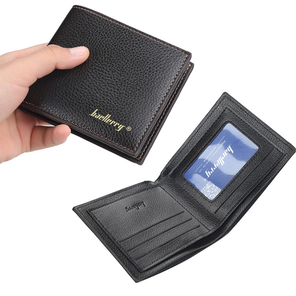 Fashion Men's Bifold Leather Wallet ID Credit Card Holder Billfold Purse Clutch
