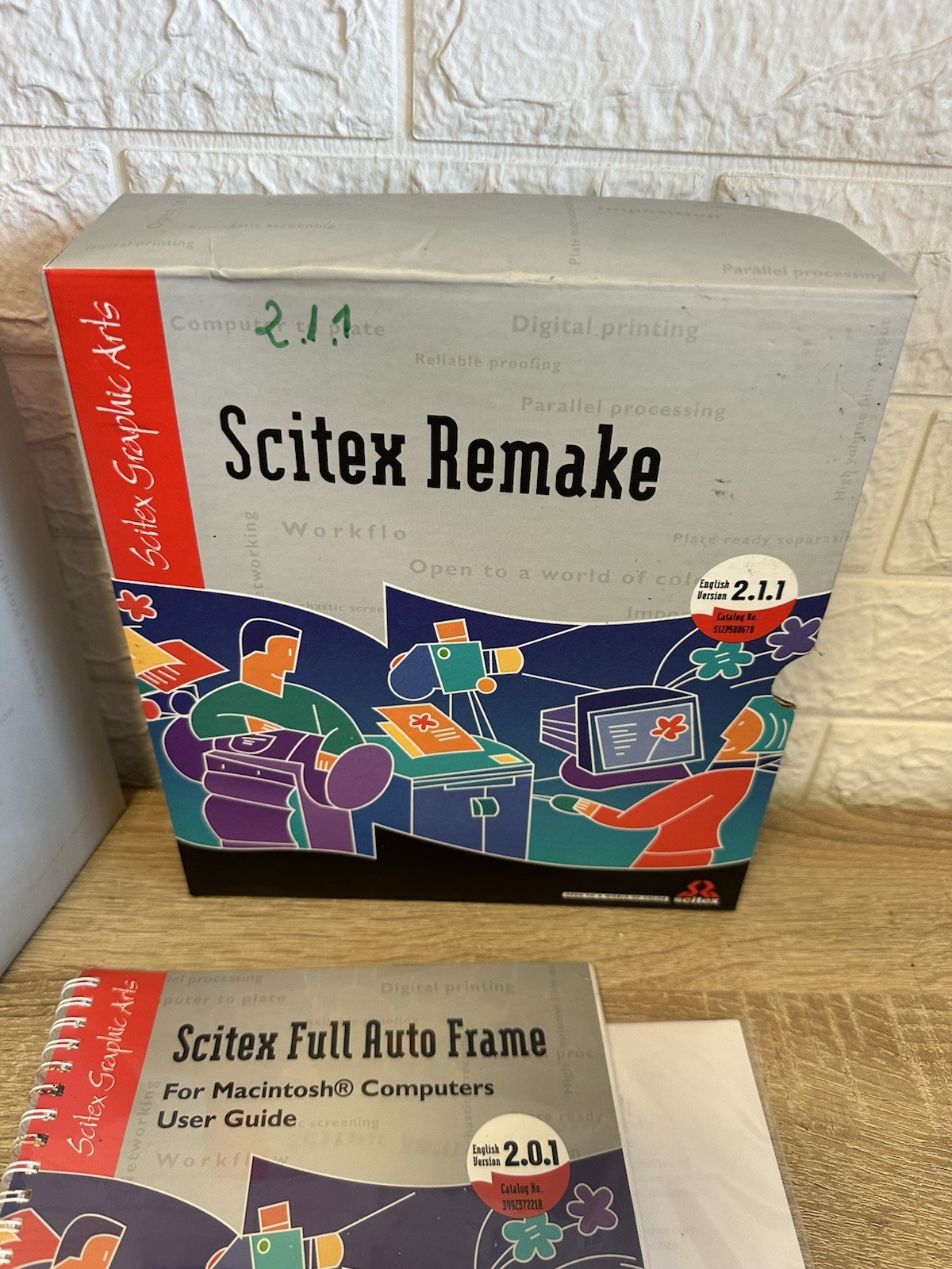 Scitex Full Auto Frame for Macintosh Version 2.1.1 Software Floppies Dongle