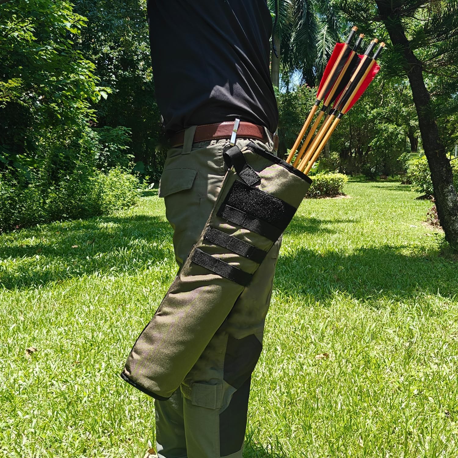 Versatile Molle System Archery Quiver - Holds 12-18 Arrows for Target Shooting