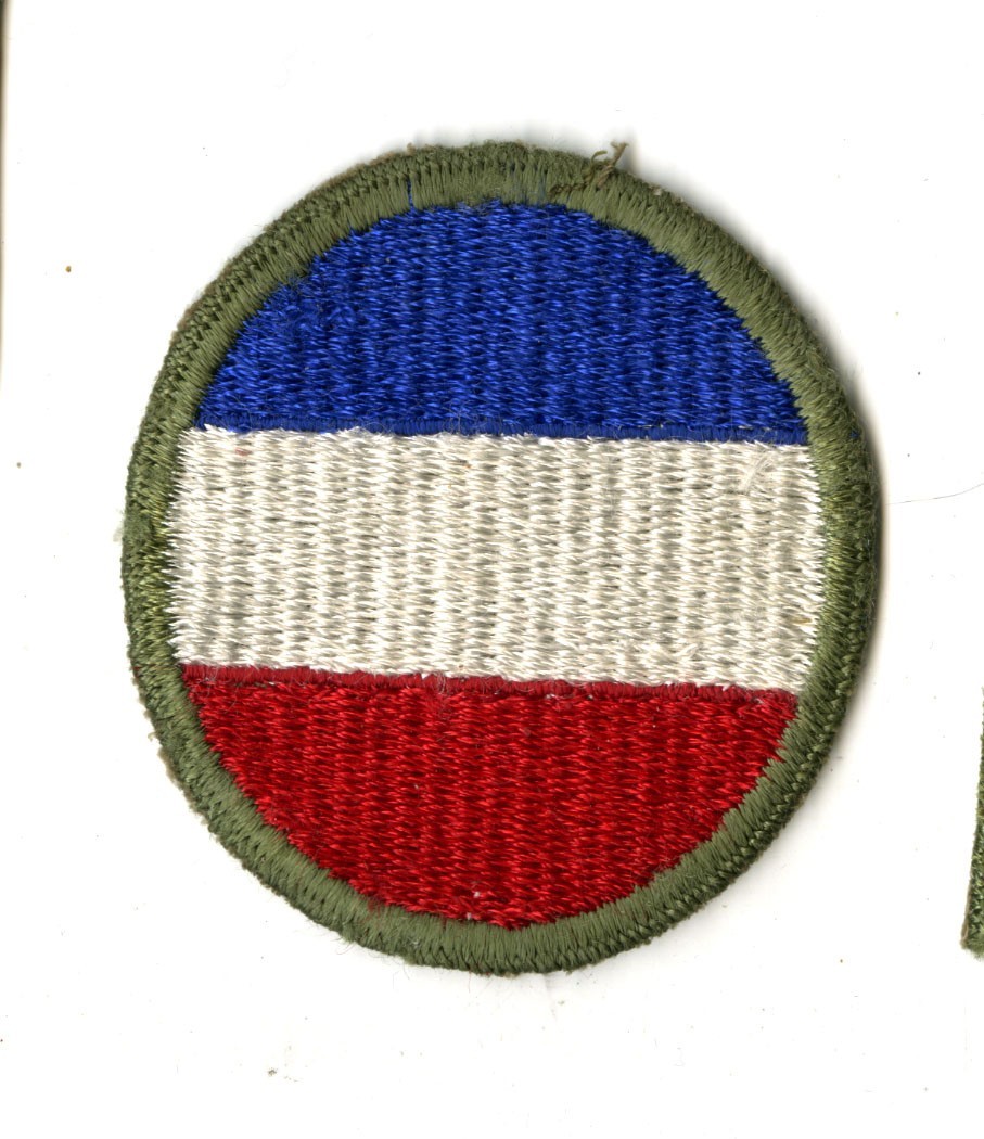 Army Ground Forces White Back Patch WWII Original