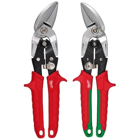 Milwaukee Tool 48-22-4553 Offset Aviation Snip Set 2Pc