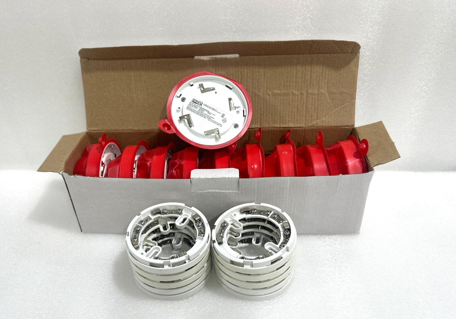(SET OF 10) APOLLO 55000-328 APO HIGH SENSITIVITY SMOKE DETECTOR WITH BASE