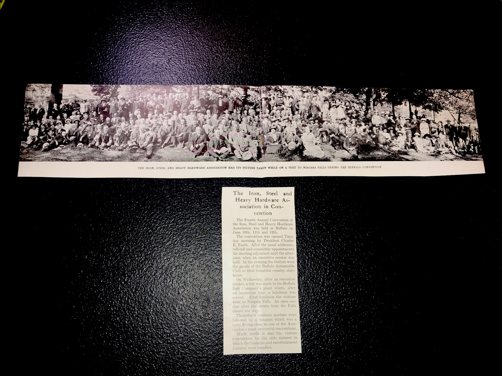 1913 Iron, Steel & Heavy Hardware Convention Advertising - Buffalo - New York