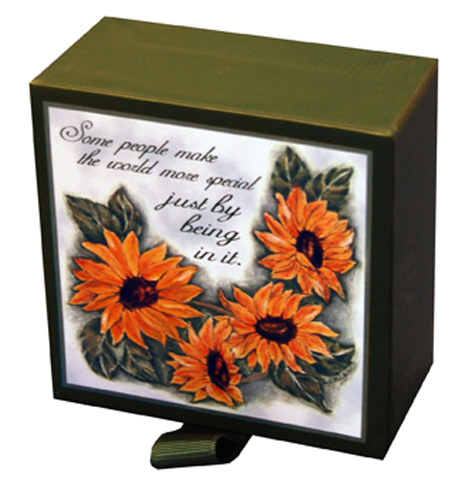 Sunflowers Box of 200 Lori Voskuil-Dutter Loose Leaf Note Sheets