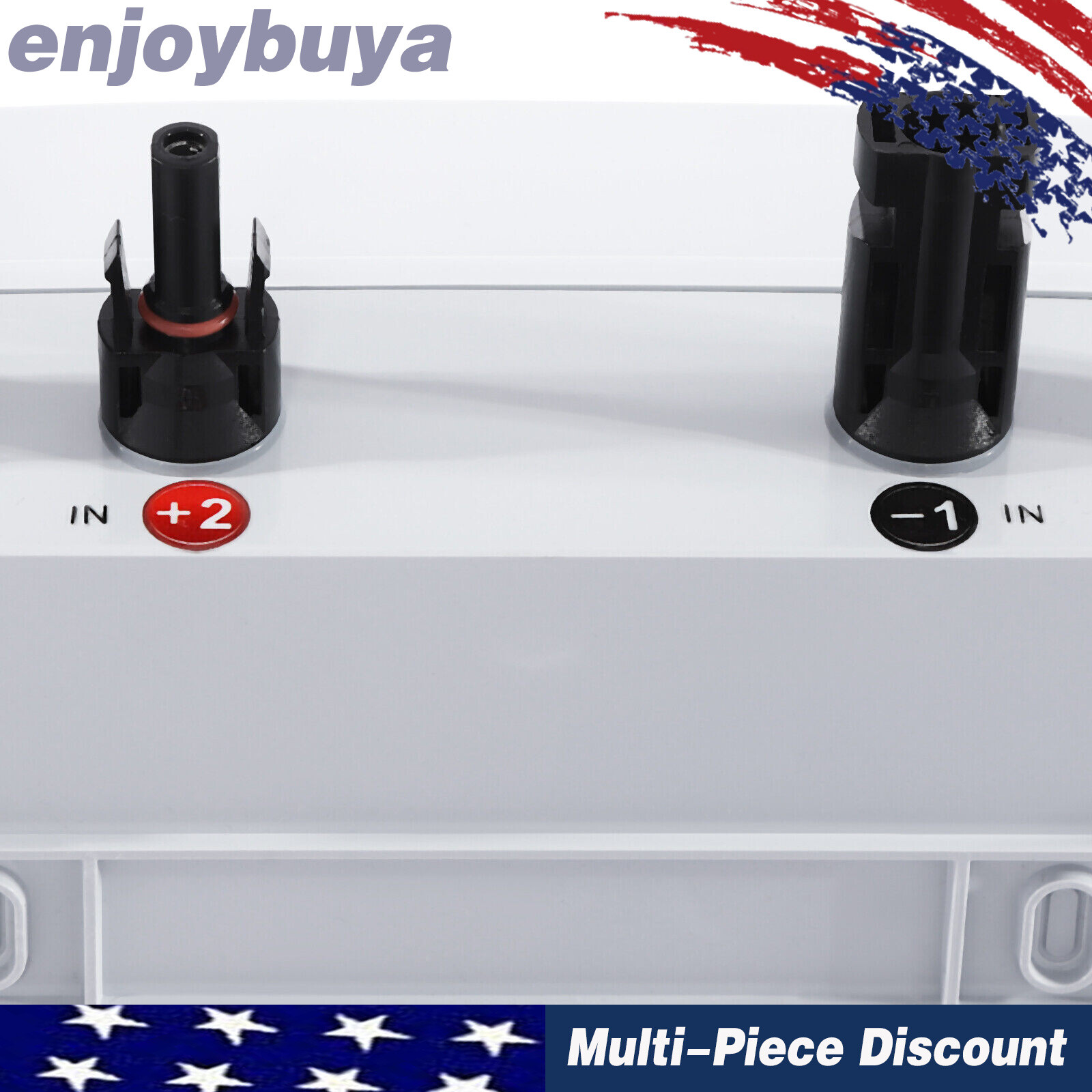 2 Strings Solar Combiner Box with Manual Disconnect and Surge Protection