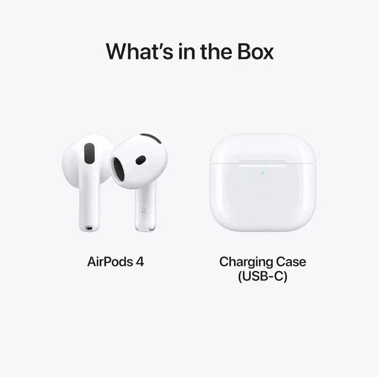 Sealed AirPod 4th Generation Wireless In-Ear Headset Active Noise Cancellation