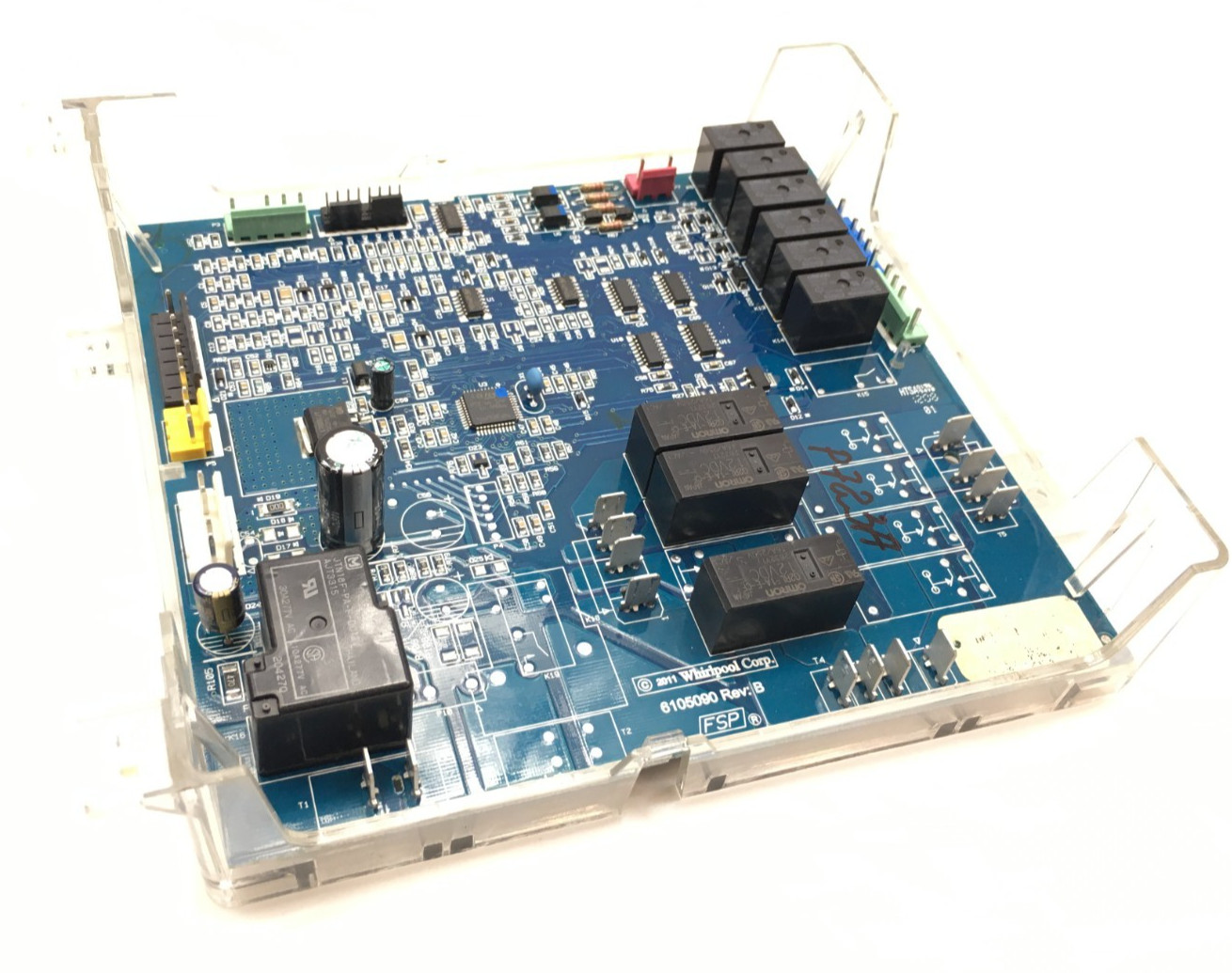 Genuine Whirlpool 6105090 Rev. B Cooktop CNTRL-ELEC Control Board used P723A