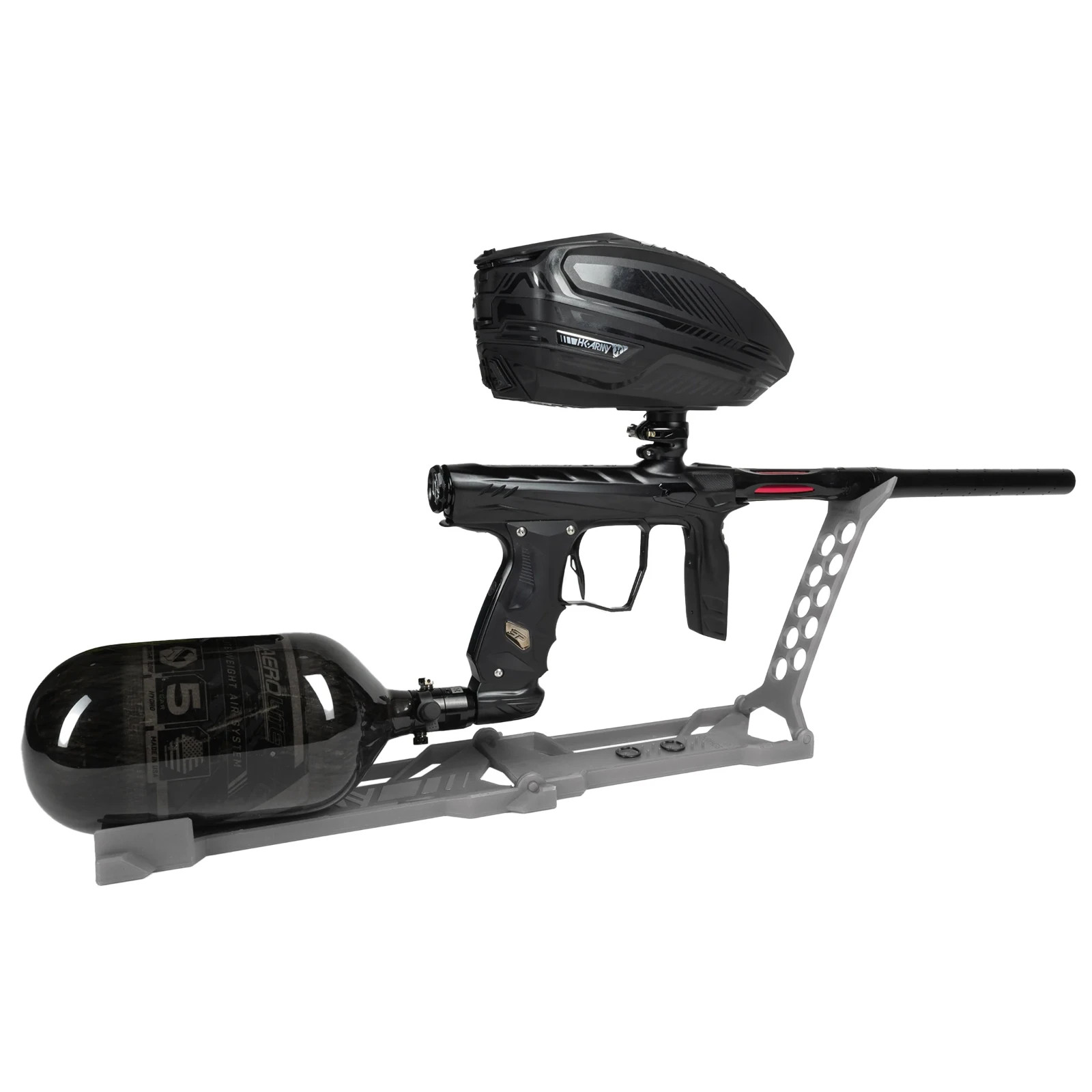 HK Army Joint Folding Paintball Gun Marker Stand SILVER