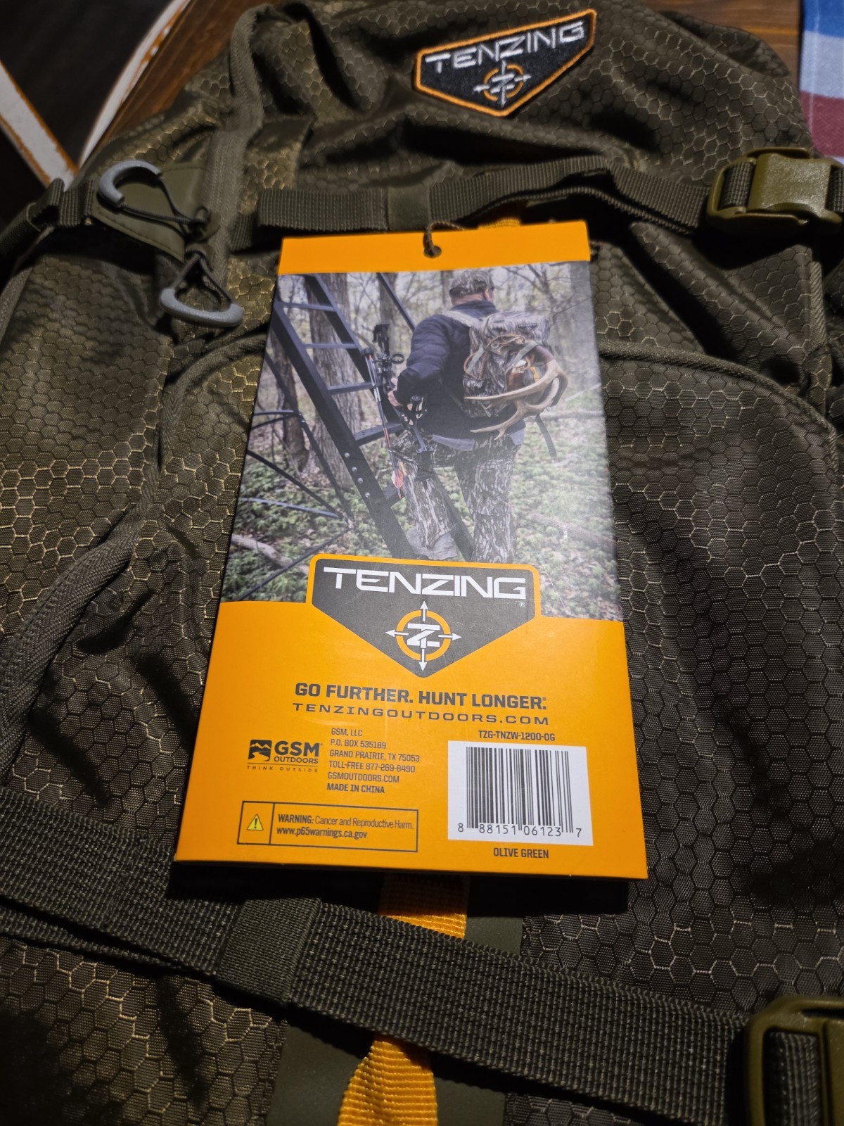 BackPack TENZING 1200 Whitetail Hydration Bladder Compatible, *FREE SHIPPING**