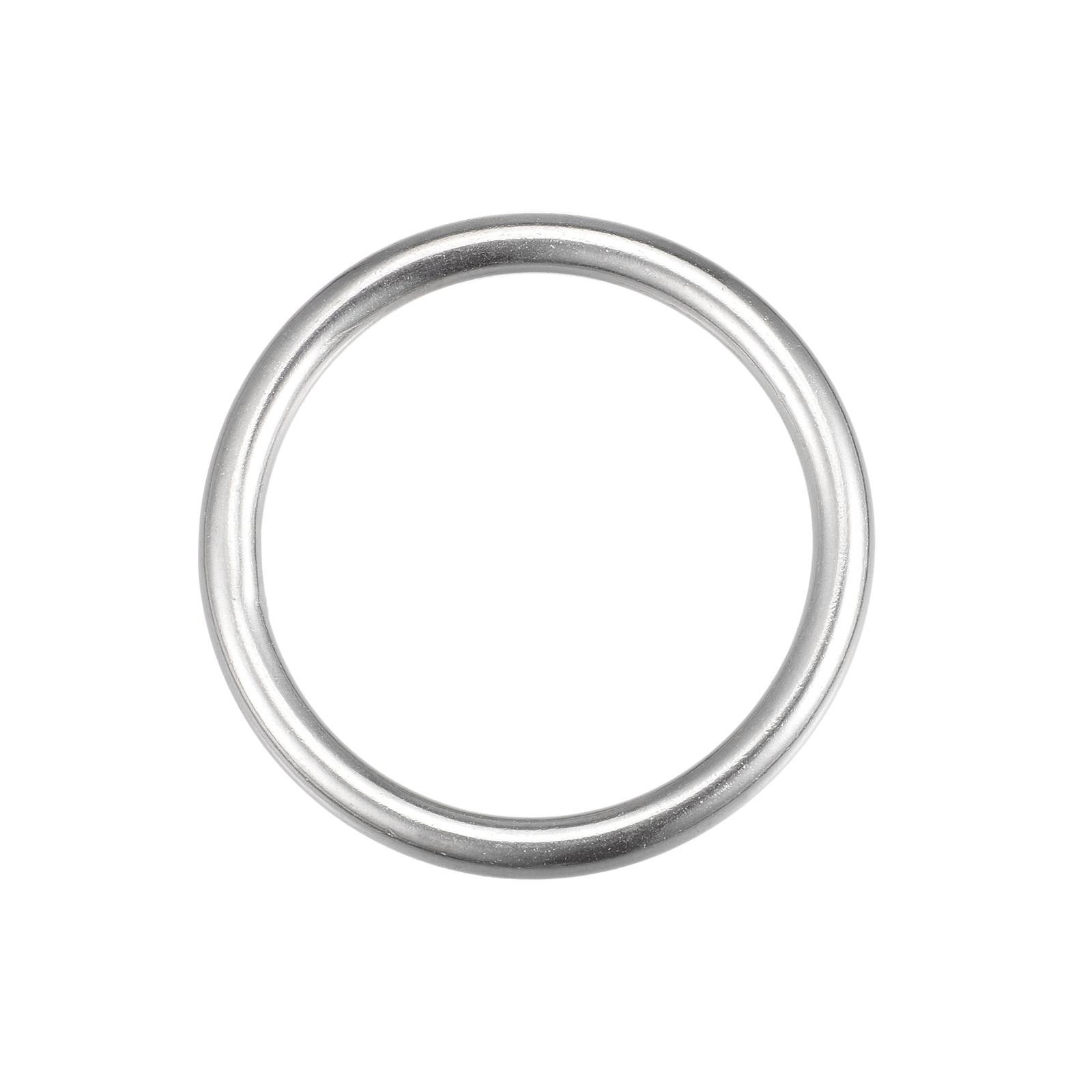 316 Stainless Steel O Rings (50x6mm) 1pcs, Welded Round Ring