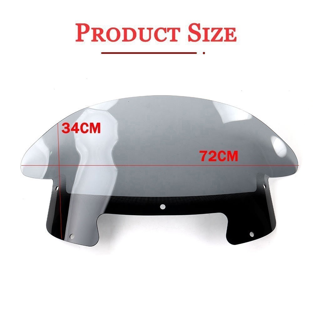For Indian 2022-2025 Challenger Pursuit 11" Flared Windshield Fairing Windscreen