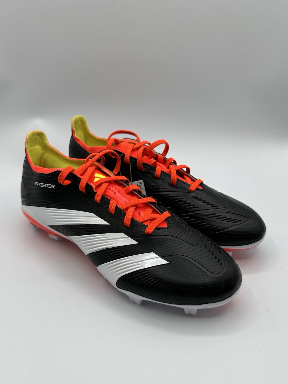 Adidas Predator League FG Men's US 8.5 Soccer Futbol Cleats Black Orange