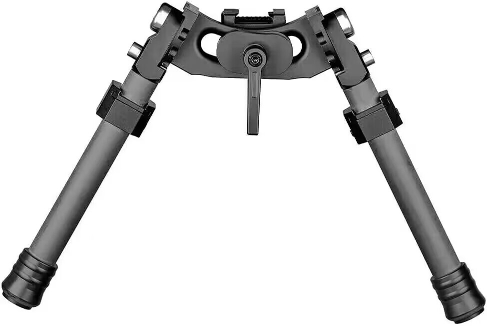 V10 Carbon Fiber Rifle Bipod QD Mount 6.5-9" Adjustable 20mm Picatinny Rail