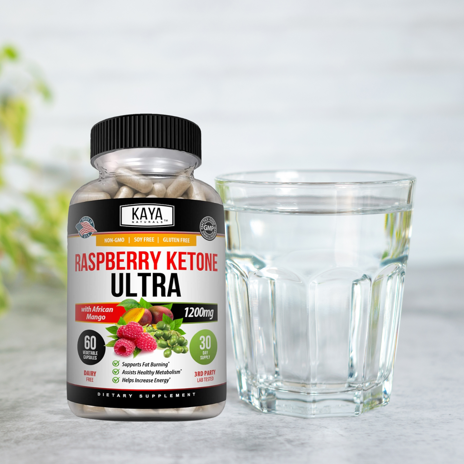 Raspberry Ketone Weight Loss Supplement, Appetite Control, Boost Metabolism