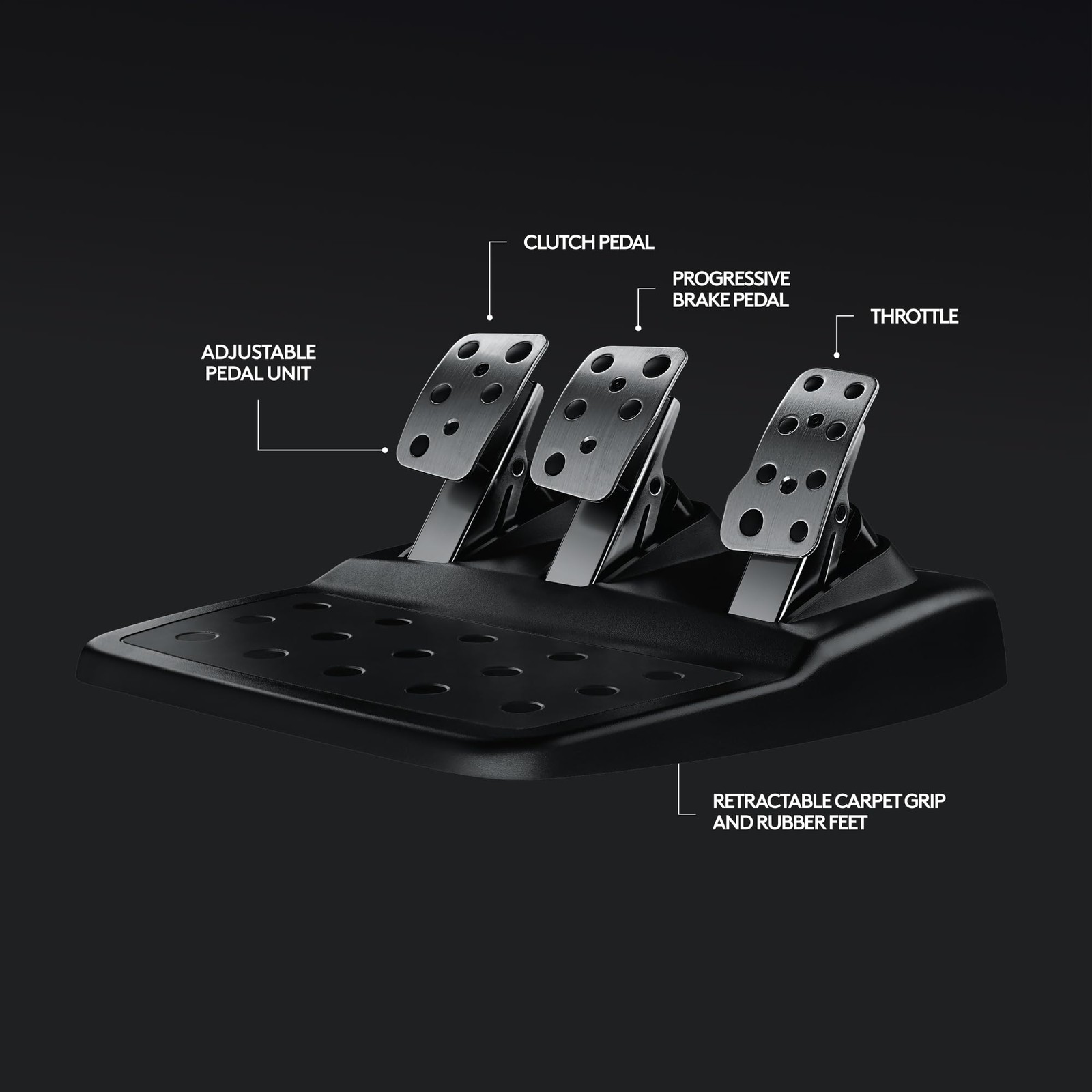 Logitech G920 Driving Force Racing Wheel Pedals Xbox PC Mac
