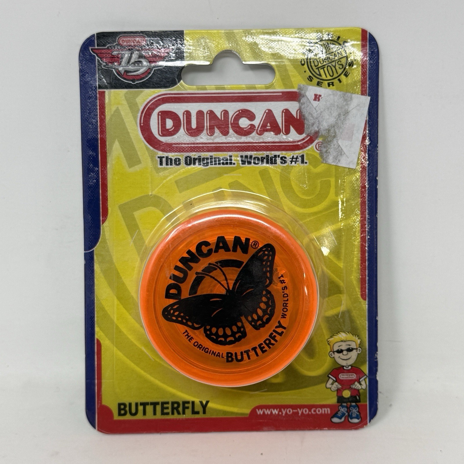 Duncan Butterfly Yo-Yo - Orange With Black Print - 2013 - New