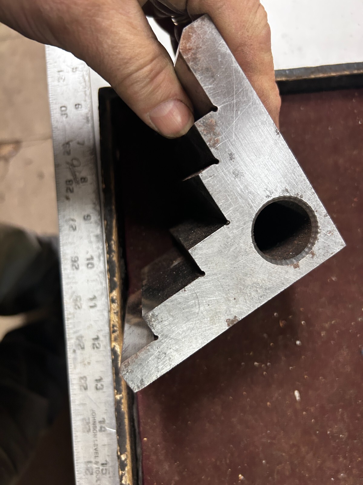 MACHINIST OfCe LATHE MILL Machinist Tool Makers Ground Step Angle Block