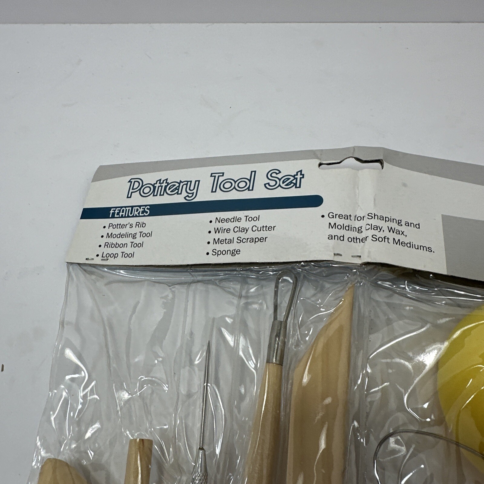 8pc Pottery Clay Molding Sculpting Tools Set