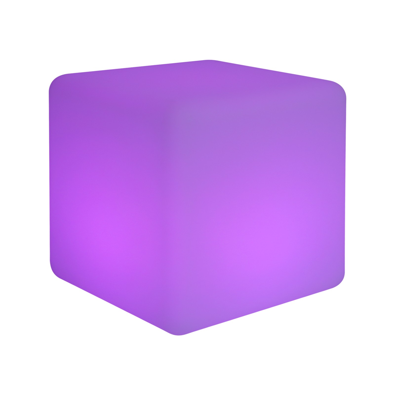 16 RGB Colors Rechargeable 12 inch LED Light Cube Stools Chair W/Remote Control