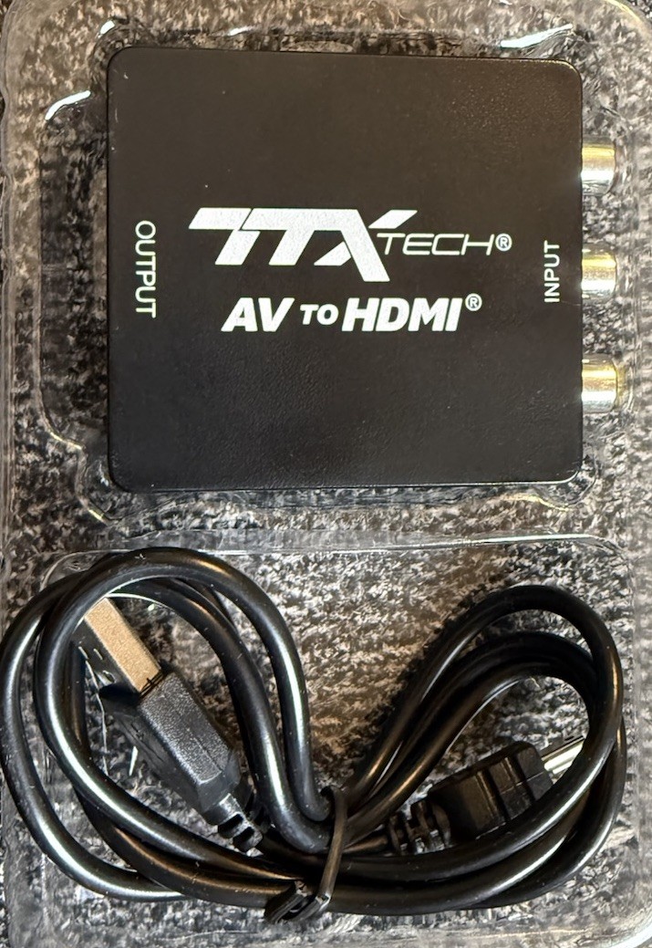 TTX Tech AV to HDMI Converter High Def Video Convertor