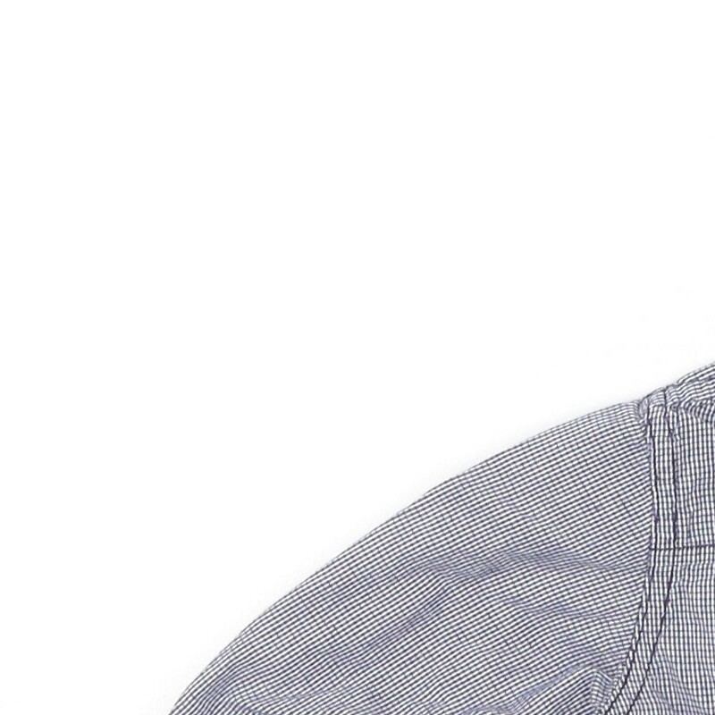 m Boys Blue 100% Cotton Basic Button-Up Size 6-9 Months Collared