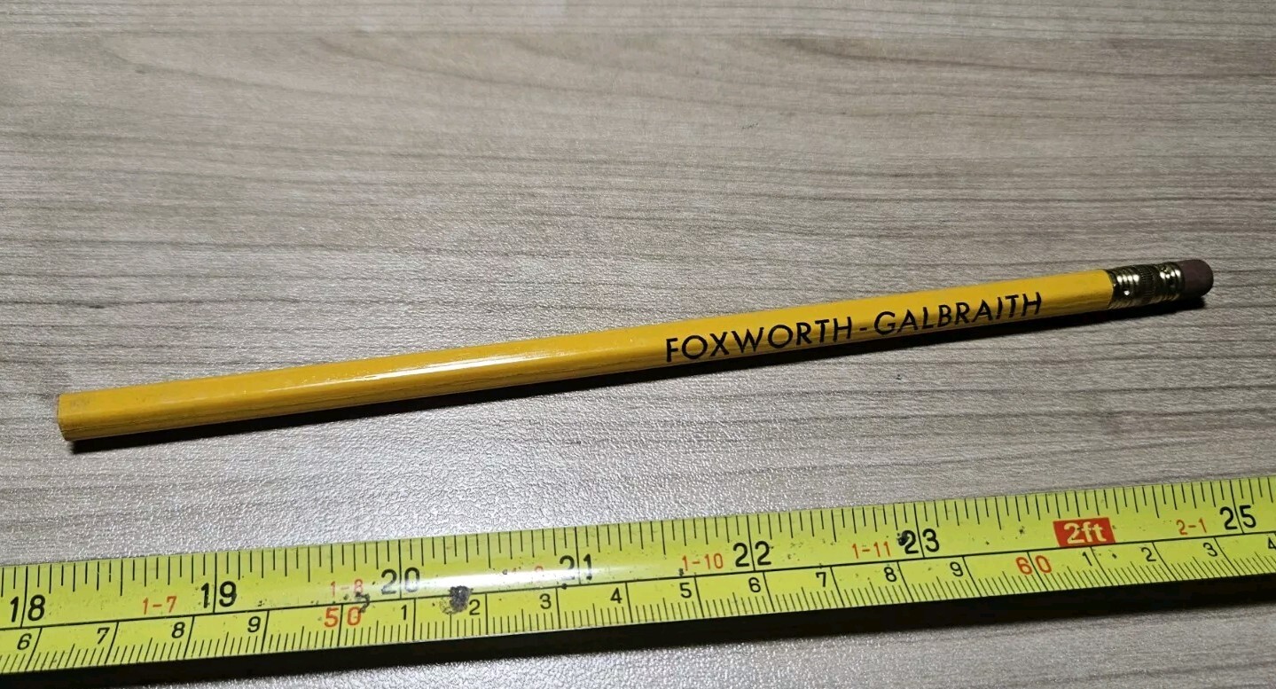 Vintage Foxworth Galbraith Lumber Company Advertising Pencil