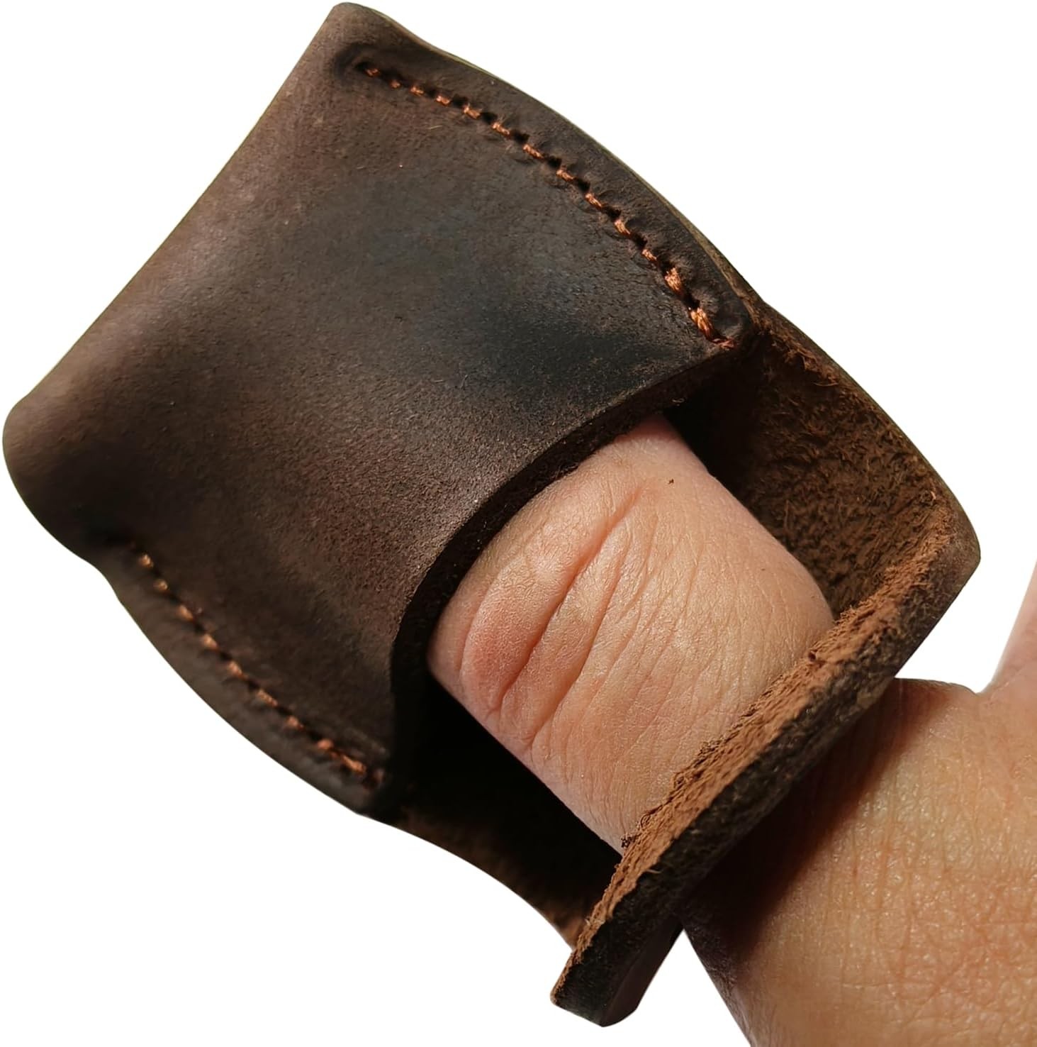 Thumb Guard Wood Carving Tools 2Pcs - Whittling Kit Grain Tool, Leather...