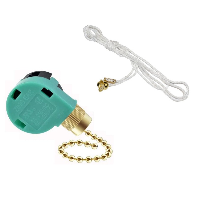 Ceiling Fan Switch 3 Speed 4 Wire ZE-268S6 Fan Pull Chain Speed Control Swi.t A3