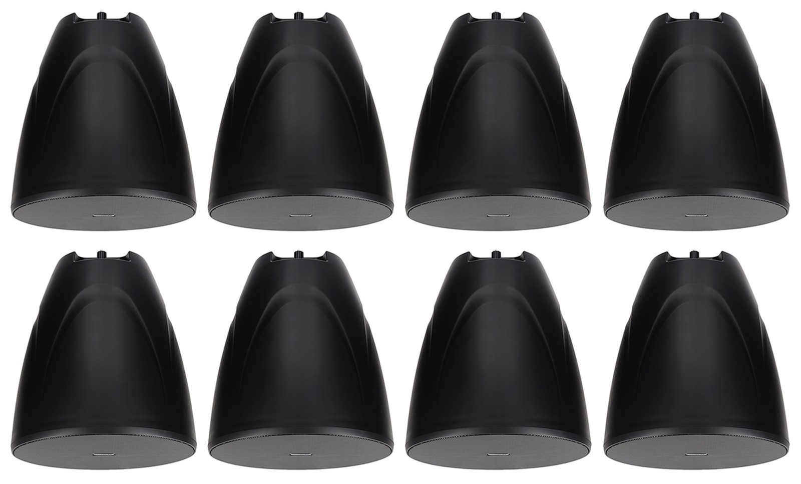 8) Rockville PEN-80T BLACK 8" 70V Hanging Pendant Speakers Commercial/Restaurant