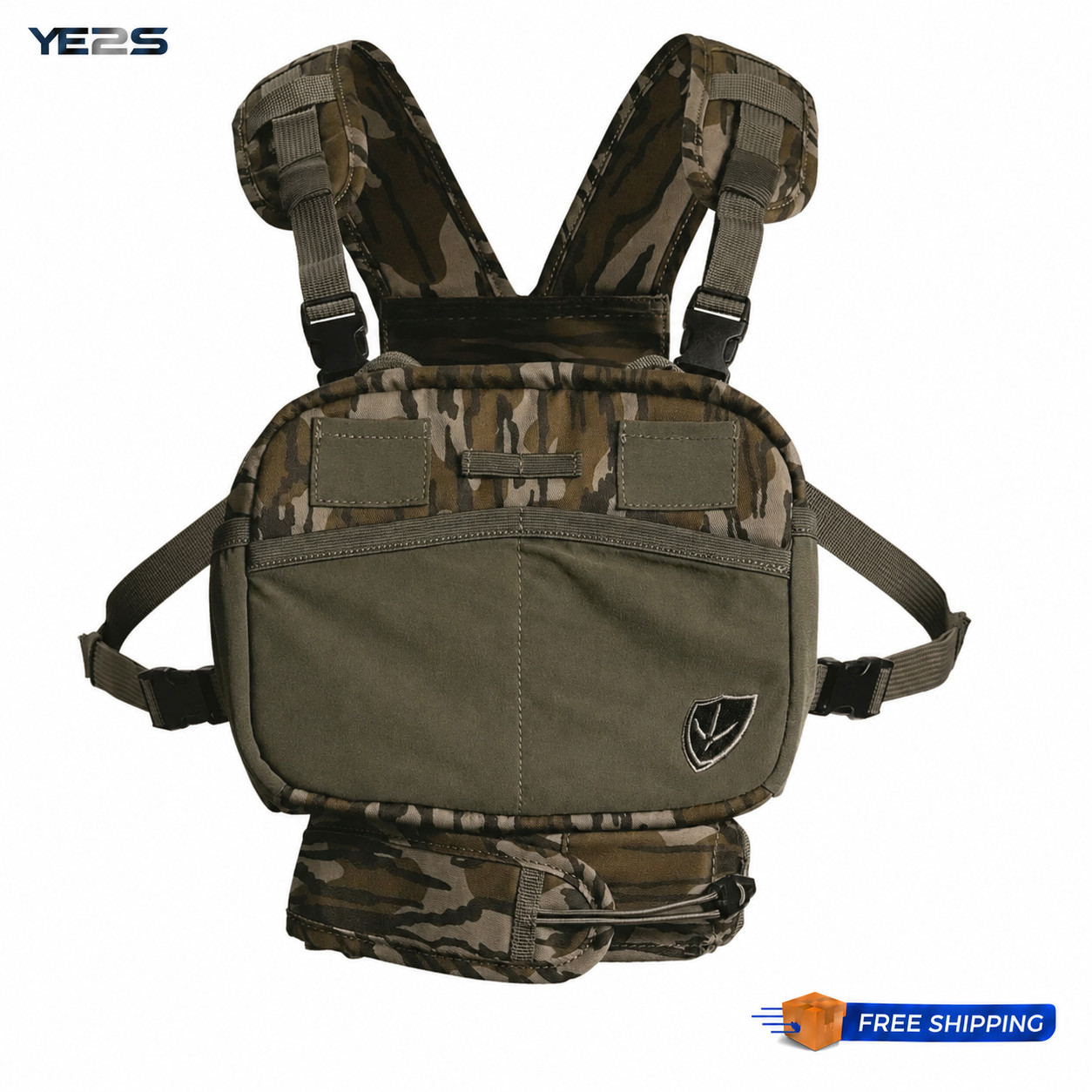 Turkey Chest Pack Hunting Gear Organizer Outdoor Camo Vest Bag Lightweight
