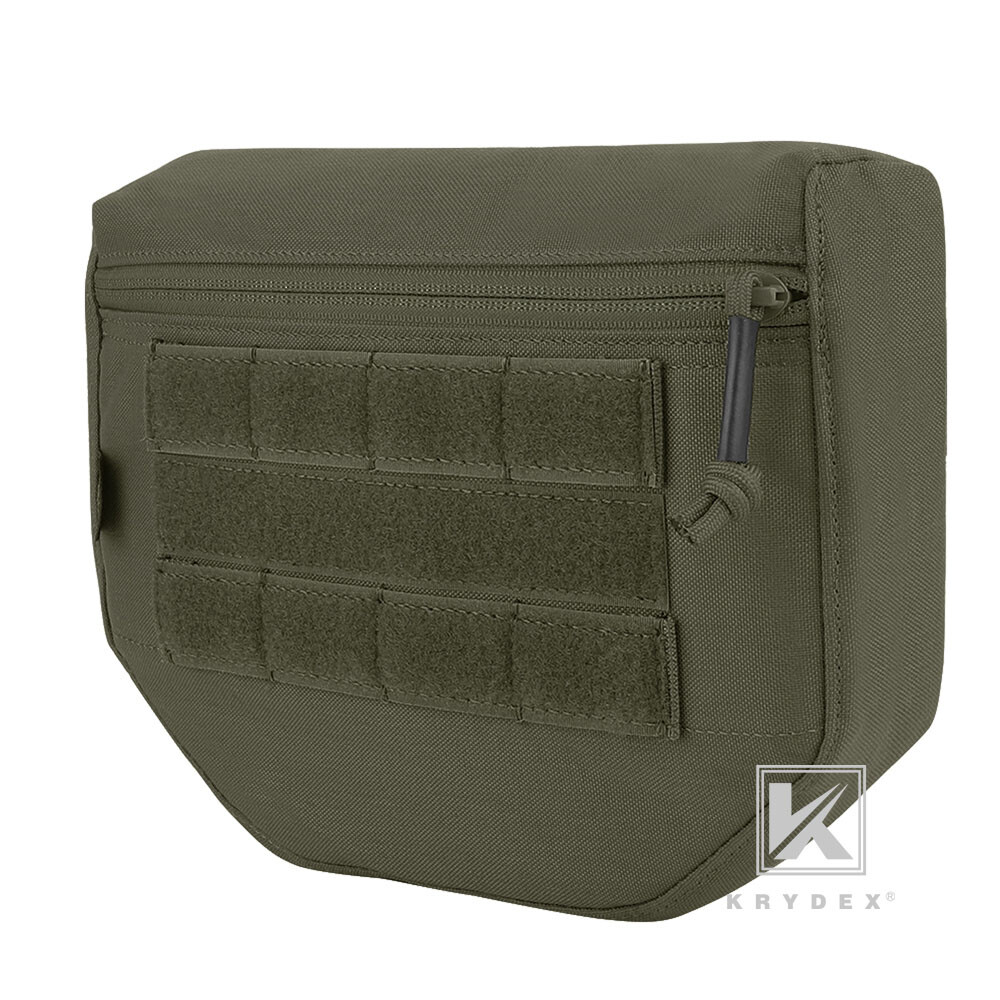 KRYDEX Dangler Drop Dump Pouch Storage Bag for Plate Carrier Vest Ranger Green