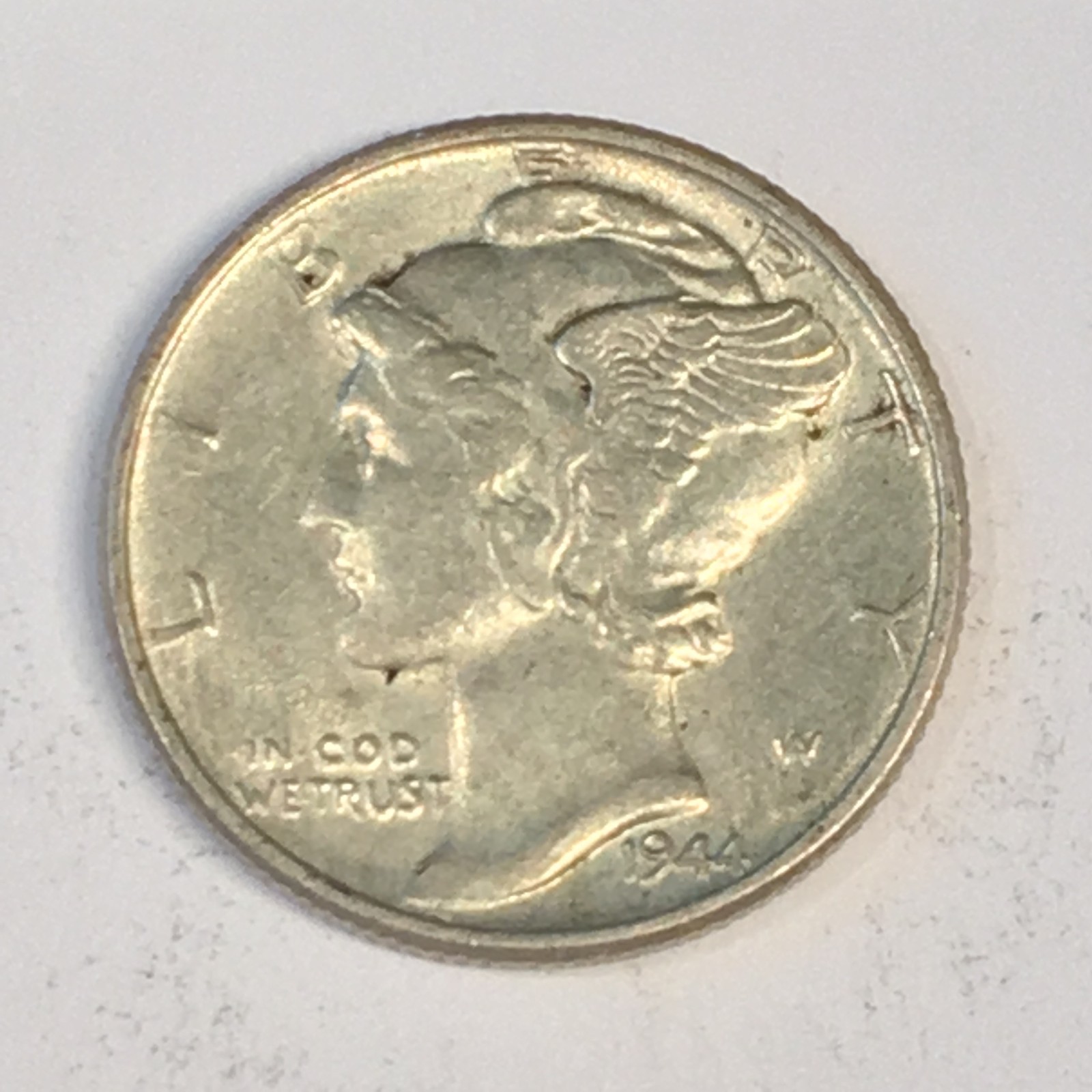 1944 Silver Mercury Dime - Nearly Uncirculated - High Quality Scans #C152