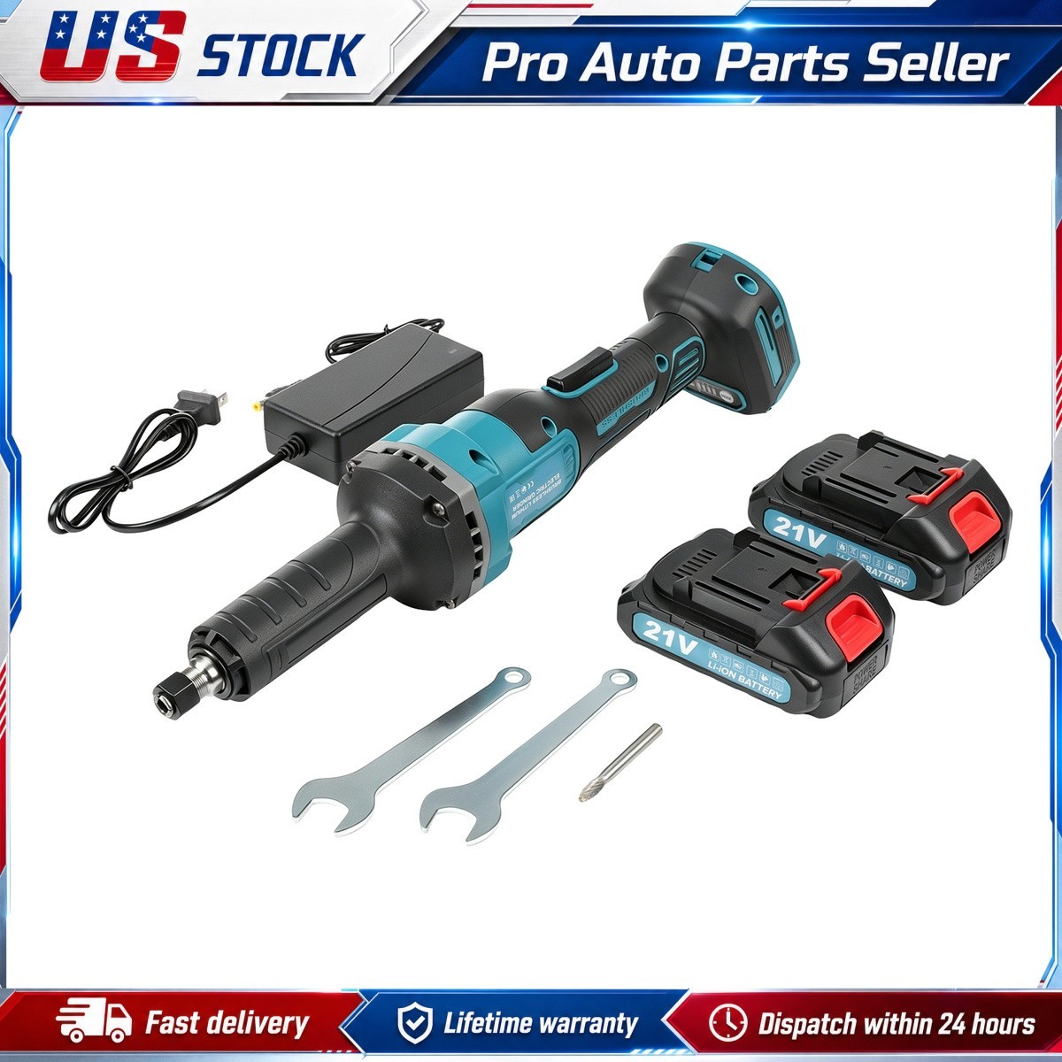 Die Grinder 1/4" Straight Die Grinder 25000RPM 6 Variable 1/4 inch Die Grinder