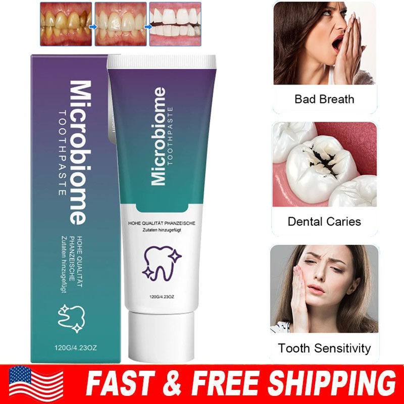 Microbiome Mint Flavor Gum Toothpaste CleaningToothpaste Sensitive Teeth HOT