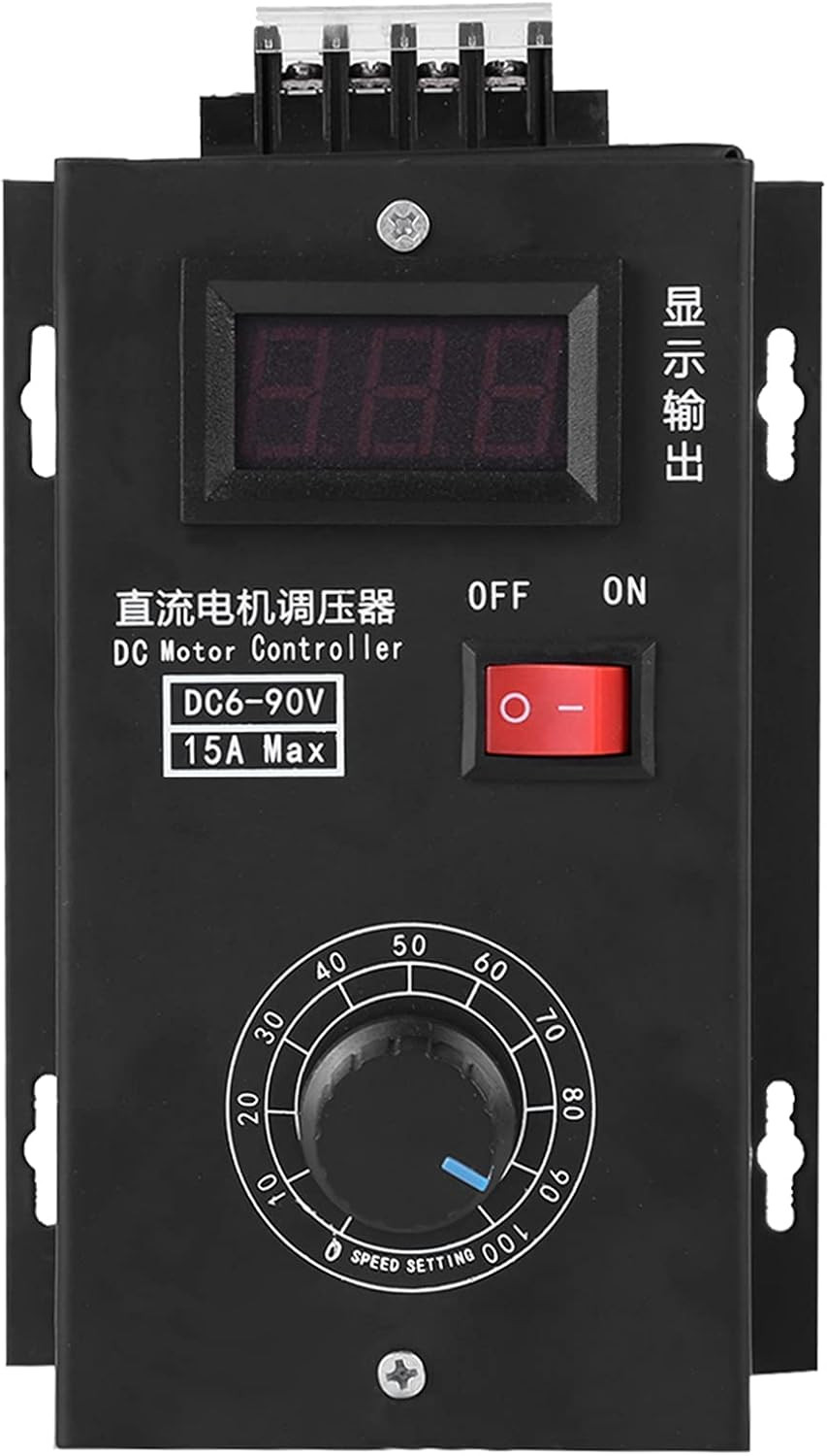 Universal 6V - 90V PWM DC 90V DC Motor Speed Controller Speed Controller PLC 15A