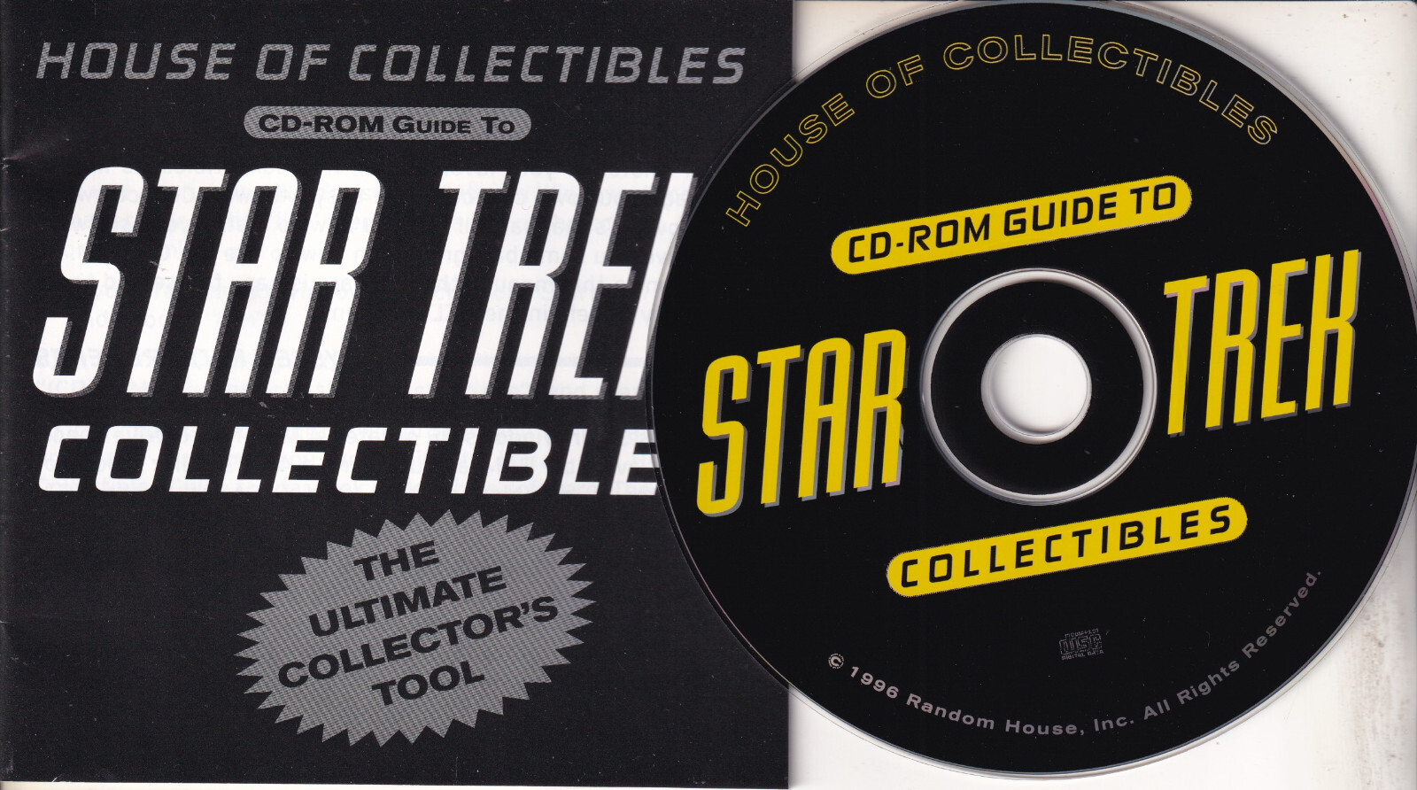 HOUSE OF COLLECTIBLES CD-ROM GUIDE TO STAR TREK COLLECTIBLES Ultimate Tool